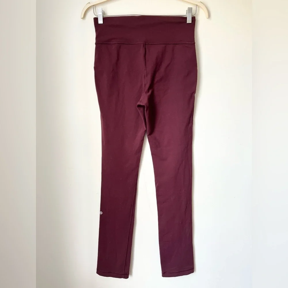 Lululemon Leggings Women’s 8 Maroon Pants